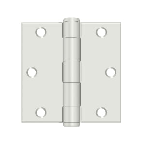 Deltana - Steel Hinges - 3-1/2" x 3-1/2" Heavy Duty Door Hinge Square Corner (Pairs)