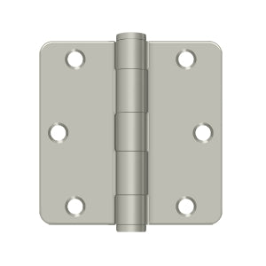 Deltana - Steel Hinges - 3-1/2" x 3-1/2" Heavy Duty Door Hinge 1/4" Radius Corner (Pairs)