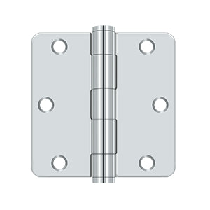 Deltana - Steel Hinges - 3-1/2" x 3-1/2" Heavy Duty Door Hinge 1/4" Radius Corner (Pairs)