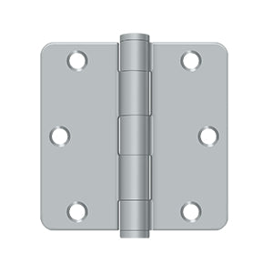 Deltana - Steel Hinges - 3-1/2" x 3-1/2" Heavy Duty Door Hinge 1/4" Radius Corner (Pairs)