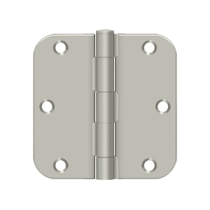 Deltana - Steel Hinges - 3-1/2" x 3-1/2" Residential Door Hinge 5/8" Radius Corner (Pairs)