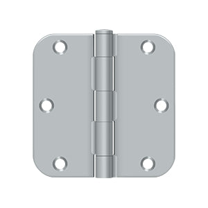 Deltana - Steel Hinges - 3-1/2" x 3-1/2" Residential Door Hinge 5/8" Radius Corner (Pairs)