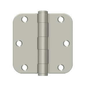 Deltana - Steel Hinges - 3-1/2" x 3-1/2" Heavy Duty Door Hinge 5/8" Radius Corner (Pairs)