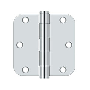 Deltana - Steel Hinges - 3-1/2" x 3-1/2" Heavy Duty Door Hinge 5/8" Radius Corner (Pairs)