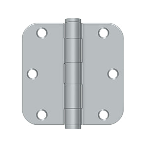 Deltana - Steel Hinges - 3-1/2" x 3-1/2" Heavy Duty Door Hinge 5/8" Radius Corner (Pairs)
