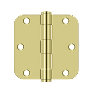 Deltana - Steel Hinges - 3-1/2" x 3-1/2" Heavy Duty Door Hinge 5/8" Radius Corner (Pairs)