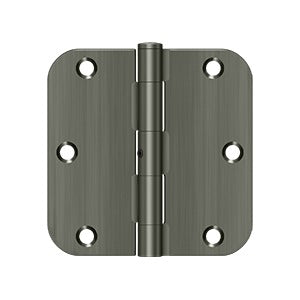 Deltana - Steel Hinges - 3-1/2" x 3-1/2" NRP Residential Door Hinge 5/8" Radius Corner (Pairs)