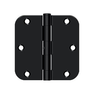 Deltana - Steel Hinges - 3-1/2" x 3-1/2" NRP Residential Door Hinge 5/8" Radius Corner (Pairs)