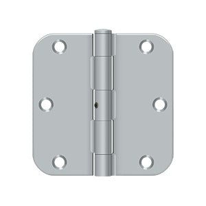 Deltana - Steel Hinges - 3-1/2" x 3-1/2" NRP Residential Door Hinge 5/8" Radius Corner (Pairs)