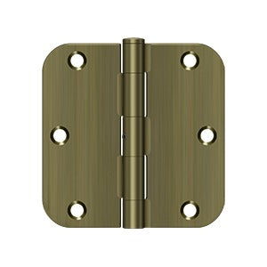 Deltana - Steel Hinges - 3-1/2" x 3-1/2" NRP Residential Door Hinge 5/8" Radius Corner (Pairs)