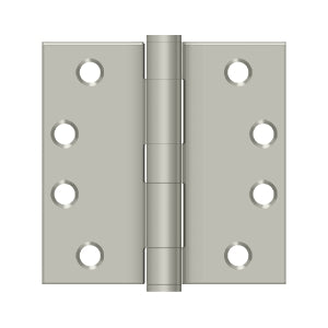 Deltana - Steel Hinges - 4" x 4" Heavy Duty Door Hinge Square Corner (Pairs)