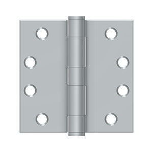 Deltana - Steel Hinges - 4" x 4" Heavy Duty Door Hinge Square Corner (Pairs)