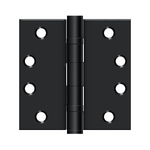Deltana - Steel Hinges - 4" x 4" Heavy Duty Ball Bearing Door Hinge Square Corner (Pairs)