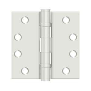Deltana - Steel Hinges - 4" x 4" Heavy Duty Ball Bearing Door Hinge Square Corner (Pairs)