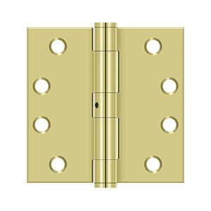 Deltana - Steel Hinges - 4" x 4" NRP Heavy Duty Door Hinge Square Corner (Pairs)