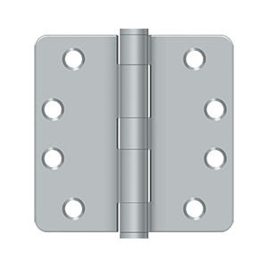 Deltana - Steel Hinges - 4" x 4" Heavy Duty Door Hinge 1/4" Radius Corner (Pairs)