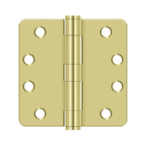 Deltana - Steel Hinges - 4" x 4" Heavy Duty Door Hinge 1/4" Radius Corner (Pairs)