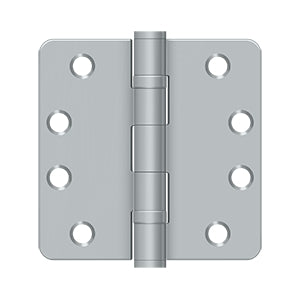 Deltana - Steel Hinges - 4" x 4" Heavy Duty Ball Bearing Door Hinge 1/4" Radius Corner (Pairs)