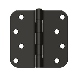 Deltana - Steel Hinges - 4" x 4" Residential Ball Bearing Door Hinge 5/8" Radius Corner (Pairs)