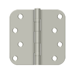 Deltana - Steel Hinges - 4" x 4" Residential Ball Bearing Door Hinge 5/8" Radius Corner (Pairs)