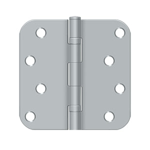 Deltana - Steel Hinges - 4" x 4" Residential Ball Bearing Door Hinge 5/8" Radius Corner (Pairs)