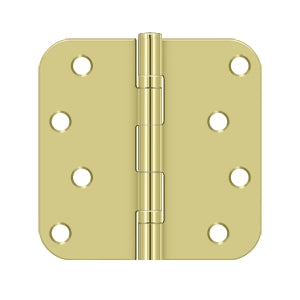 Deltana - Steel Hinges - 4" x 4" Residential Ball Bearing Door Hinge 5/8" Radius Corner (Pairs)