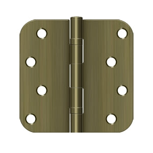 Deltana - Steel Hinges - 4" x 4" Residential Ball Bearing Door Hinge 5/8" Radius Corner (Pairs)