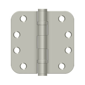 Deltana - Steel Hinges - 4" x 4" Heavy Duty Ball Bearing Door Hinge 5/8" Radius Corner (Pairs)