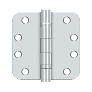 Deltana - Steel Hinges - 4" x 4" Heavy Duty Ball Bearing Door Hinge 5/8" Radius Corner (Pairs)