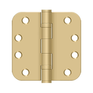 Deltana - Steel Hinges - 4" x 4" Heavy Duty Ball Bearing Door Hinge 5/8" Radius Corner (Pairs)