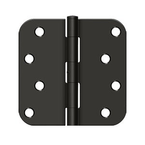 Deltana - Steel Hinges - 4" x 4" NRP Residential Door Hinge 5/8" Radius Corner (Pairs)