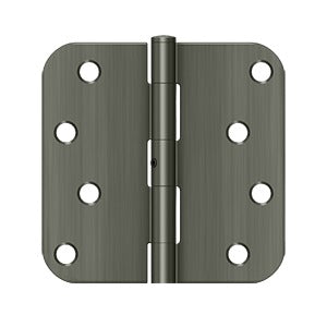 Deltana - Steel Hinges - 4" x 4" NRP Residential Door Hinge 5/8" Radius Corner (Pairs)