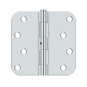 Deltana - Steel Hinges - 4" x 4" NRP Residential Door Hinge 5/8" Radius Corner (Pairs)