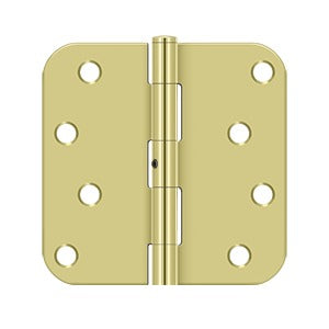 Deltana - Steel Hinges - 4" x 4" NRP Residential Door Hinge 5/8" Radius Corner (Pairs)