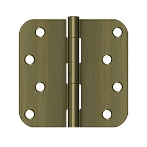 Deltana - Steel Hinges - 4" x 4" NRP Residential Door Hinge 5/8" Radius Corner (Pairs)