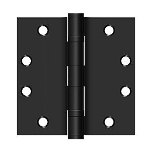 Deltana - Steel Hinges - 4-1/2" x 4-1/2" NRP Heavy Duty Ball Bearing Door Hinge Square Corner (Pairs)