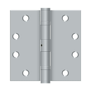 Deltana - Steel Hinges - 4-1/2" x 4-1/2" NRP Heavy Duty Ball Bearing Door Hinge Square Corner (Pairs)