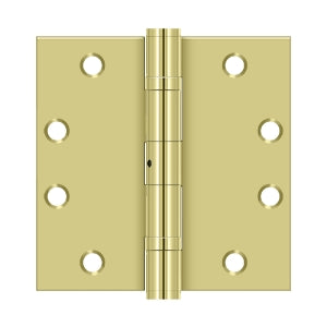 Deltana - Steel Hinges - 4-1/2" x 4-1/2" NRP Heavy Duty Ball Bearing Door Hinge Square Corner (Pairs)
