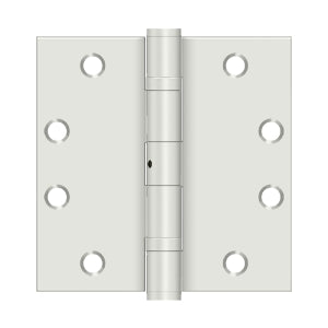 Deltana - Steel Hinges - 4-1/2" x 4-1/2" NRP Heavy Duty Ball Bearing Door Hinge Square Corner (Pairs)