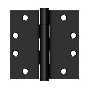 Deltana - Steel Hinges - 4-1/2" x 4-1/2" Heavy Duty Door Hinge Square Corner (Pairs)