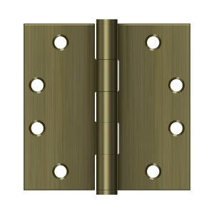 Deltana - Steel Hinges - 4-1/2" x 4-1/2" Heavy Duty Door Hinge Square Corner (Pairs)