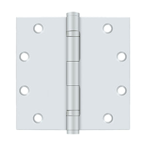 Deltana - Steel Hinges - 5" x 5" Heavy Duty Ball Bearing Door Hinge Square Corner (Pairs)