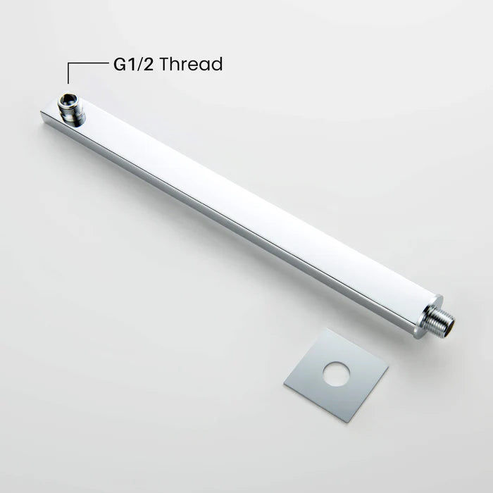 Casa Fixtures - Shower Arm - Quadra 16" Wall Mounted Shower Arm (SA1601)