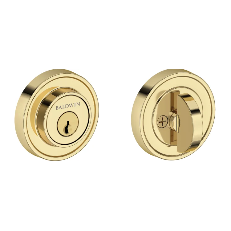 Baldwin - Reserve Collection - Deadbolts - Recessed Round Deadbolt