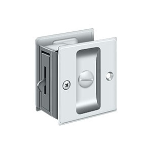 Deltana - Pocket Door Locks - 2-1/2" x 2-3/4" Sliding Door Lock Privacy