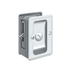 Deltana - Pocket Door Locks - 1/4" x 2-1/4" Heavy Duty Adjustable Sliding Door Privacy