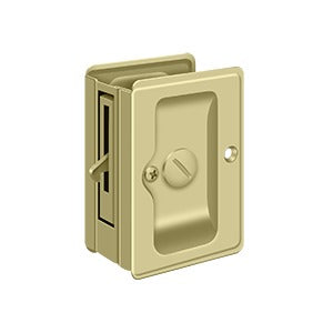 Deltana - Pocket Door Locks - 1/4" x 2-1/4" Heavy Duty Adjustable Sliding Door Privacy