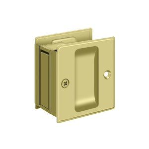 Deltana - Pocket Door Locks - 2-1/2" x 2-3/4" Sliding Door Lock Passage