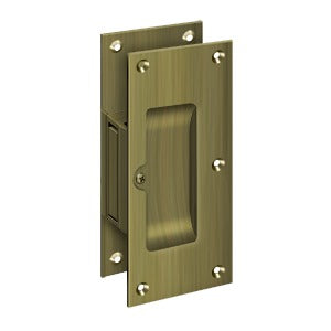 Deltana - Pocket Door Locks - 6" Decorative Sliding Door Lock Passage