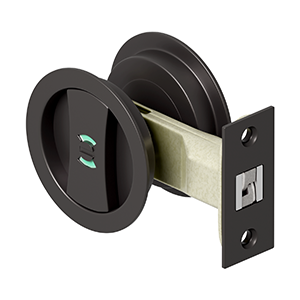Deltana - Pocket Door Locks - Sliding Door Round Privacy Lock